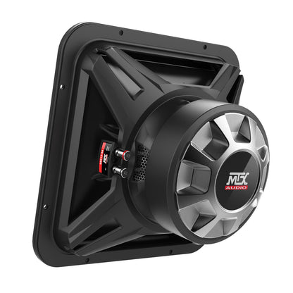 MTX Audio S6512-44 S65-Series Square 12" 500W RMS Dual 4-Ohm Subwoofer