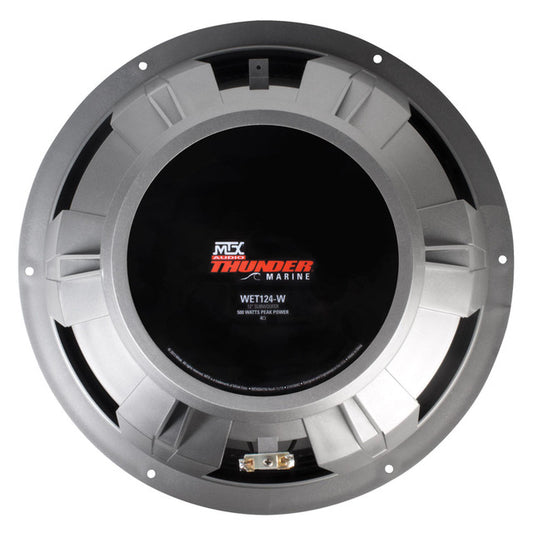 MTX Audio WET124-W Wet Series 12" 250W RMS Single 4Ω Marine Subwoofer