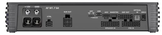 Audison AF M1.7 bit 1 CH Amplifier with 7 Channels DSP - 1 x 1000W at 2Ω