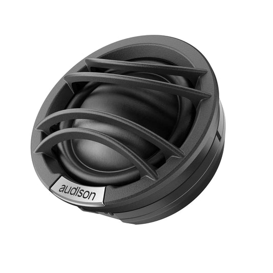 Audison AV 1.1 II Set 1.1 in. (28mm) Tweeters include OEM mounting hardware and Grilles