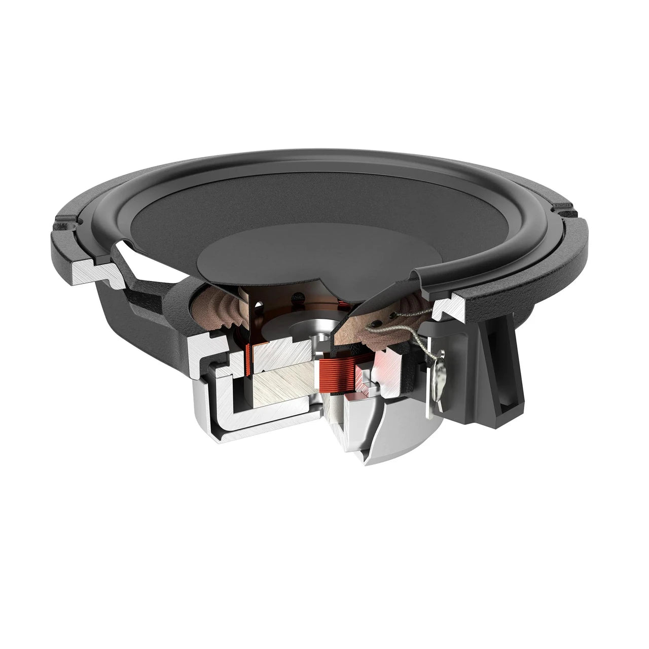 Audison AV 3.0 II Set 3 inch (70mm) Midrange, built-in copper shorting rings and grilles