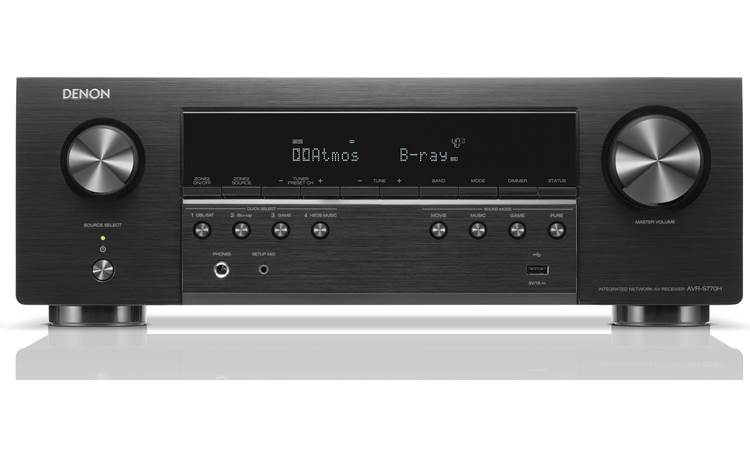 Denon AVR-S770H 7.2-channel home theater receiver with Dolby Atmos®, Bluetooth®, Apple AirPlay® 2, and Amazon Alexa compatibility