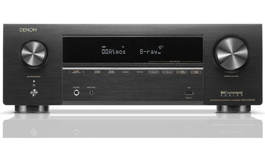Denon AVR-X1800H 7.2-channel home theater receiver with Wi-Fi®, Bluetooth®, Apple AirPlay® 2, and Amazon Alexa compatibility