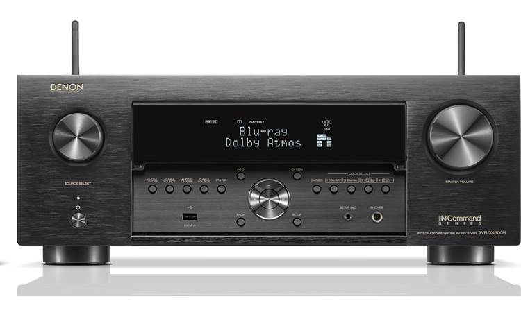 Denon AVR-X4800H 9.4-channel home theater receiver with Dolby Atmos®, Bluetooth®, Apple AirPlay® 2, and Amazon Alexa compatibility