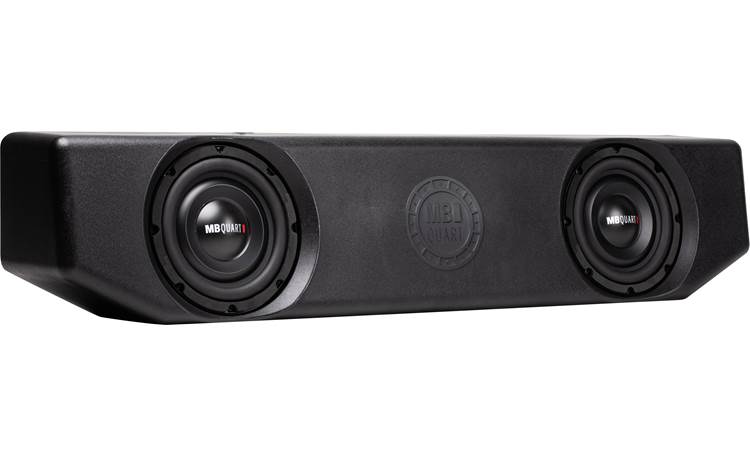 MB Quart MBQJT-SUBA-1 Custom underseat enclosure with two 8" subs and amplifier — fits select Jeep Gladiator vehicles