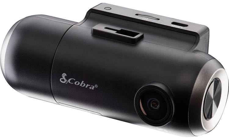 Cobra SC201 HD dash cam with GPS, Wi-Fi, Bluetooth®, and a built-in rear-view camera