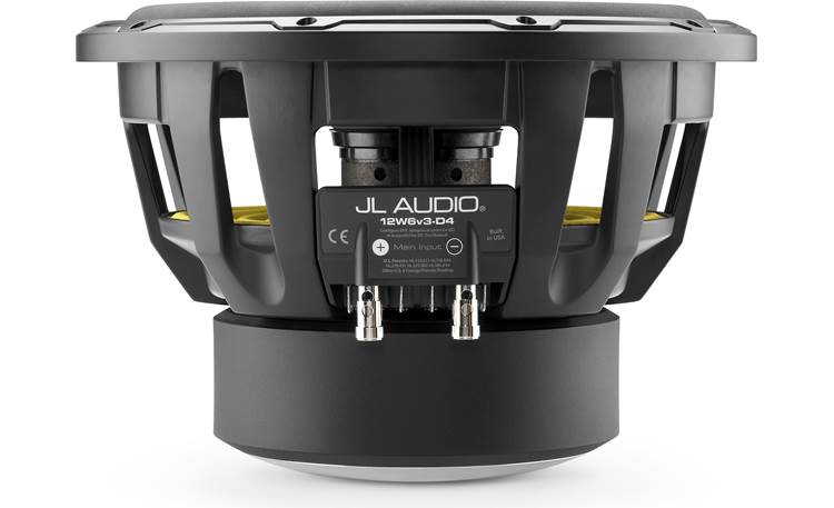 JL Audio 12W6v3-D4 W6v3 Series 12" Subwoofer With Dual 4-ohm Voice Coils