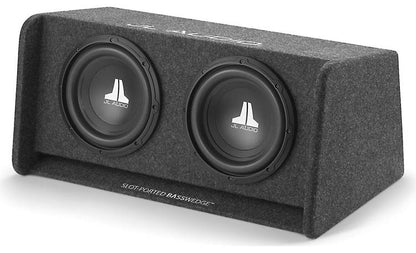JL Audio CP210-W0v3 BassWedge™ Slot-Ported Enclosure with two 10" W0v3 Subwoofers