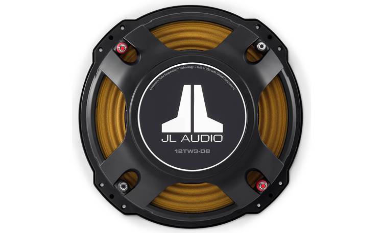 JL Audio 12TW3-D8 Shallow-Mount 12" Subwoofer With Dual 8-ohm Voice Coils