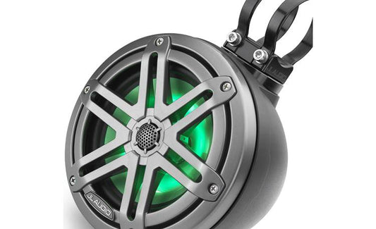 JL Audio M3-650VEX-Mb-S-Gm-i M3 Series 6-1/2" Wakeboard Tower Speakers With LED Lights (Pair)