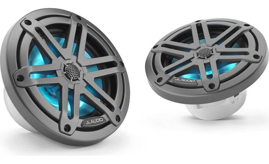 JL Audio M3-650X-S-GM-I 6-1/2" Marine Speakers With LED Lights (Pair)