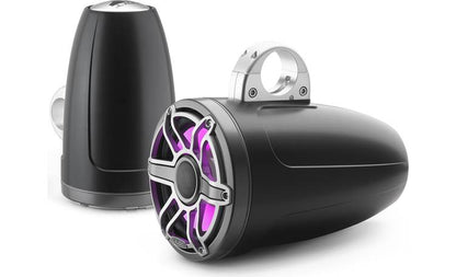 JL M6-880ETXv3-Sb-S-GmTi-i M6 Series 8.8" Wakeboard Tower Speakers With RGB LED Lighting (Pair)