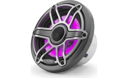 JL Audio M6-650X-S-GmTi-i M6 Series 6-1/2" Marine Speakers With LED Lights (Pair)