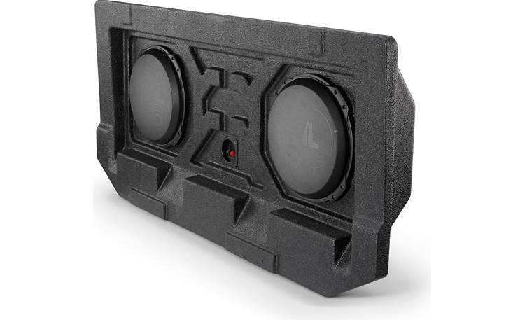 JL Audio Stealthbox® Custom-fit fiberglass enclosure with two 12" W3v4 subwoofers — fits 2002-13 Chevrolet Avalanche and 2002-09 Cadillac Escalade EXT models