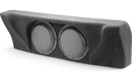 JL Audio Stealthbox® Custom-fit fiberglass enclosure with two 10W3v3-4 subwoofers — fits 2009-up Nissan 370Z coupe