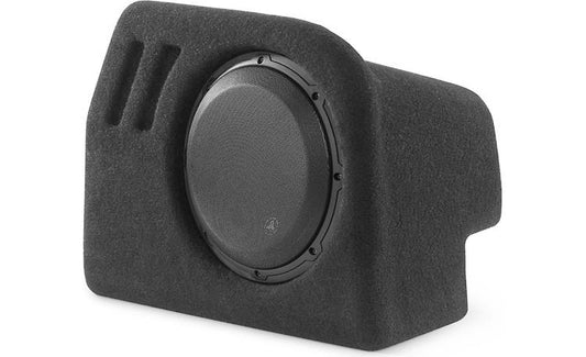 JL Audio Stealthbox® Custom-fit fiberglass enclosure with 10" W3v3 subwoofer — fits 2011-up Scion tC