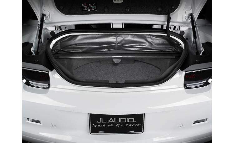 JL Audio Stealthbox® Custom-fit enclosure with two 10" W1v3 subwoofers — fits 2011-up Chevrolet Camaro Convertible