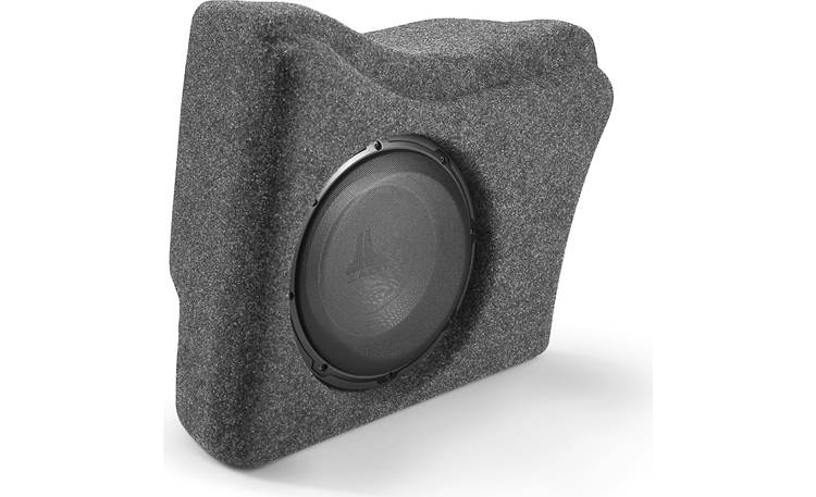 JL Audio Stealthbox® Custom-fit fiberglass enclosure with 10" W1v3 subwoofer — fits 2011-up Volkswagen Jetta sedan