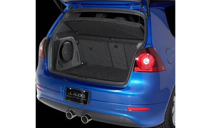 JL Audio Stealthbox® Custom-fit enclosure with 10" TW3-D4 subwoofer fits select 2006-14 Volkswagen models