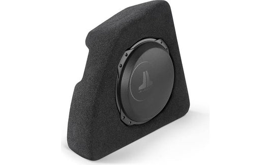 JL Audio Stealthbox® Custom-fit fiberglass enclosure with 10W3-D4 subwoofer — fits 2012-up Fiat 500