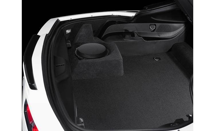 JL Audio Stealthbox® Custom-fit fiberglass enclosure with 10TW3-4 subwoofer — fits 2014-up Chevy Corvette Coupe