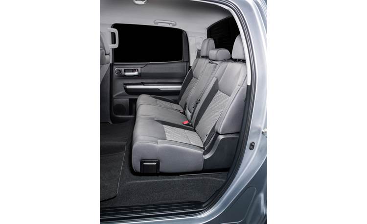 JL Audio Stealthbox® Custom-fit fiberglass enclosure with two 10TW3-D8 subwoofers — fits 2014-up Toyota Tundra CrewMax trucks