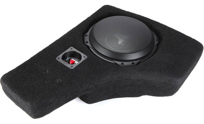 JL Audio Stealthbox® Custom-fit fiberglass enclosure with 10" 10TW3-D4 subwoofer — fits 2010-13 Toyota 4Runner vehicles