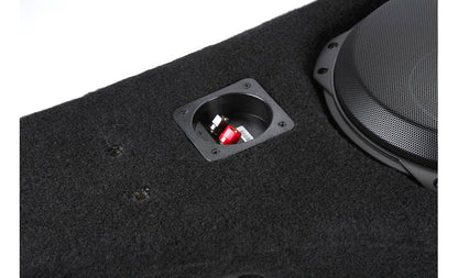 JL Audio Stealthbox® Custom-fit fiberglass enclosure with 10" 10TW3-D4 subwoofer — fits 2010-13 Toyota 4Runner vehicles
