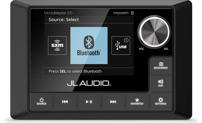 JL Audio MediaMaster 105 Marine 4-Zone Digital Media Receiver With Bluetooth® (does not play CDs)