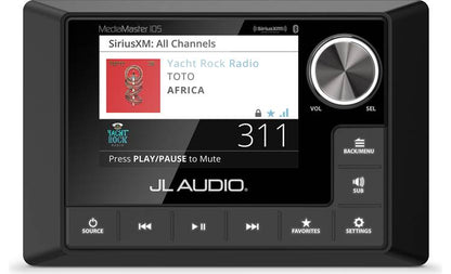 JL Audio MediaMaster 105 Marine 4-Zone Digital Media Receiver With Bluetooth® (does not play CDs)