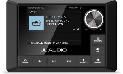 JL Audio MediaMaster 105 Marine 4-Zone Digital Media Receiver With Bluetooth® (does not play CDs)