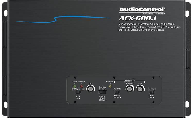 AudioControl ACX-600.1 Mono powersports/marine amplifier — 600 watts RMS x 1 at 2 ohms