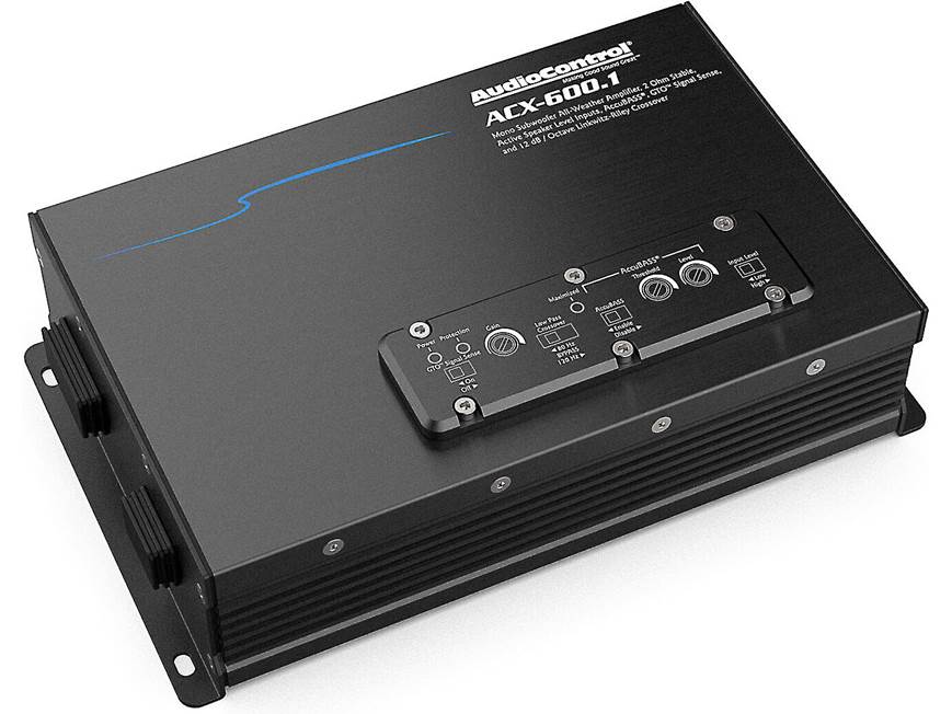 AudioControl ACX-600.1 Mono powersports/marine amplifier — 600 watts RMS x 1 at 2 ohms