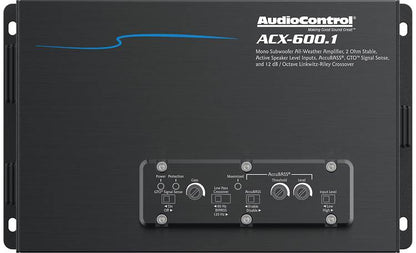 AudioControl ACX-600.1 Mono powersports/marine amplifier — 600 watts RMS x 1 at 2 ohms