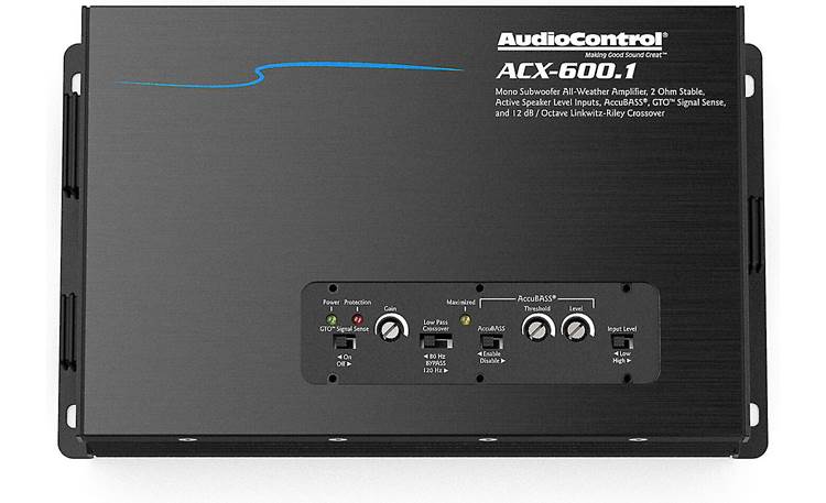 AudioControl ACX-600.1 Mono powersports/marine amplifier — 600 watts RMS x 1 at 2 ohms