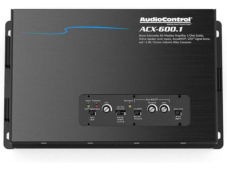 AudioControl ACX-600.1 Mono powersports/marine amplifier — 600 watts RMS x 1 at 2 ohms