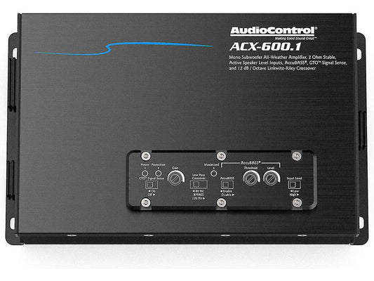 AudioControl ACX-600.1 Mono powersports/marine amplifier — 600 watts RMS x 1 at 2 ohms