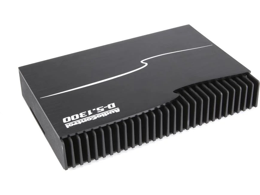 AudioControl D-5.1300 D Series 5-channel car amplifier with digital signal processing — 100 watts RMS x 4 at 4 ohms + 500 watts RMS x 1 at 2 ohms