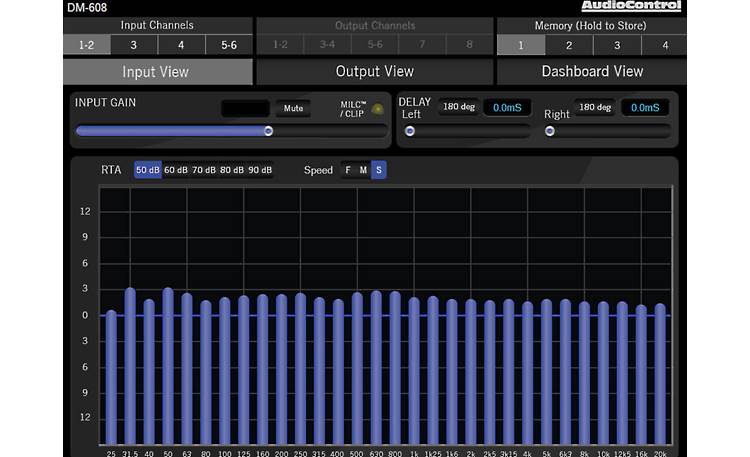 AudioControl DM-608 Digital signal processor — 6 inputs, 8 outputs