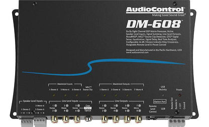 AudioControl DM-608 Digital signal processor — 6 inputs, 8 outputs