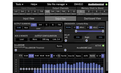 AudioControl DM-810 Digital signal processor — 8 inputs, 10 outputs