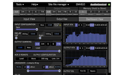 AudioControl DM-810 Digital signal processor — 8 inputs, 10 outputs