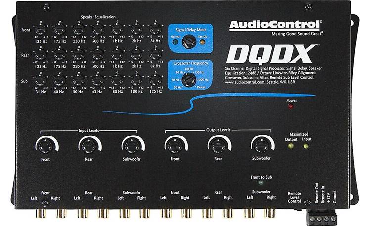 AudioControl DQDX Digital signal processor (Black)