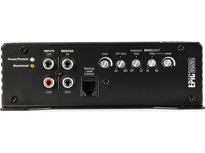 AudioControl EPIC1000 EPIC Series mono subwoofer amplifier — 1000 watts RMS x 1 at 1 ohm