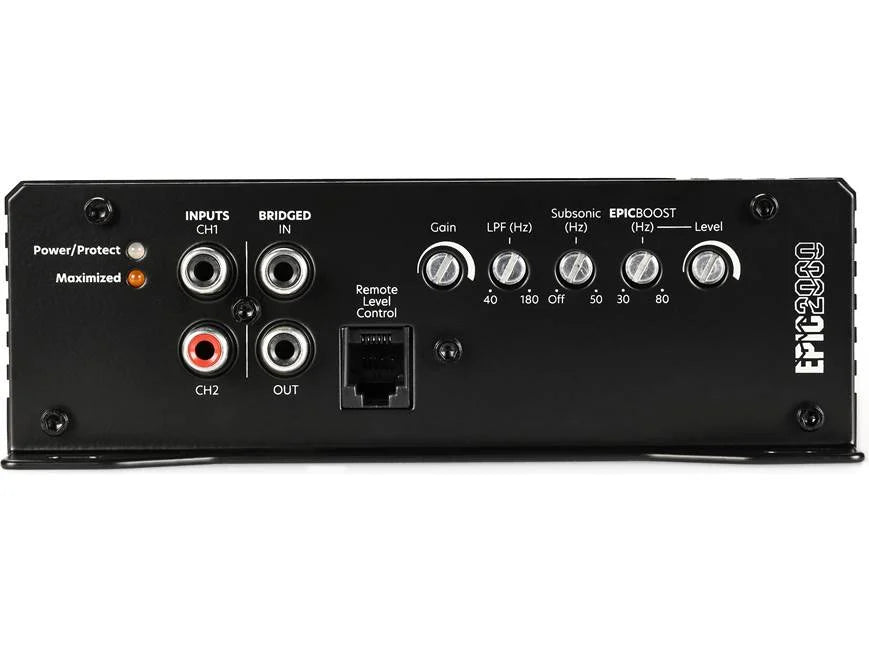 AudioControl EPIC2000 EPIC Series mono subwoofer amplifier — 2000 watts RMS x 1 at 1 ohm