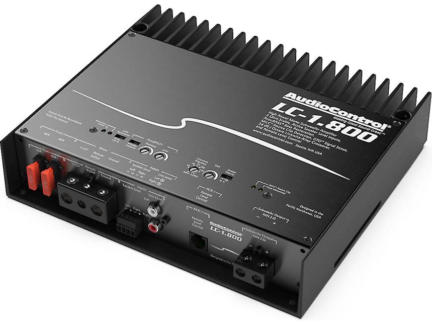 AudioControl LC-1.800 Mono subwoofer amplifier — 800 watts RMS at 2 ohms