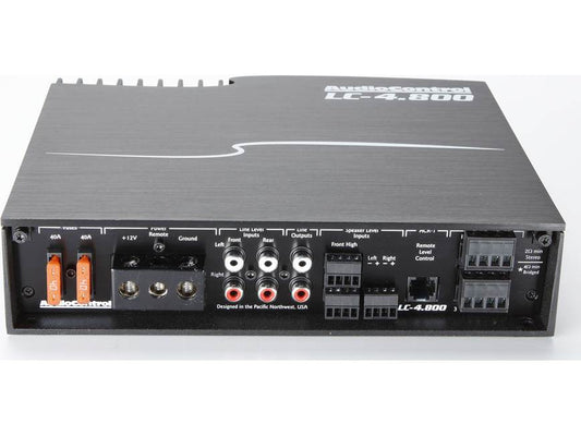AudioControl LC-4.800 4-channel car amplifier — 125 watts RMS x 4