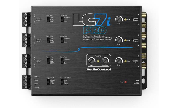 AudioControl LC7iPRO 6-channel line output converter with AccuBASS®