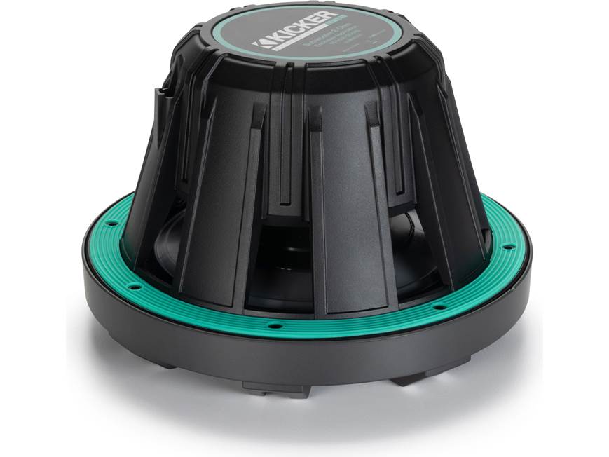Kicker 51MWE102 Premium M-Class 10" 2-ohm marine subwoofer with RGBW LED lighting (Charcoal Grille)