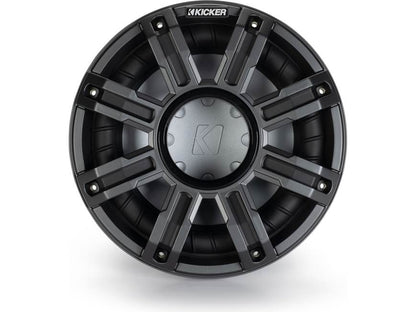 Kicker 51MWE102 Premium M-Class 10" 2-ohm marine subwoofer with RGBW LED lighting (Charcoal Grille)